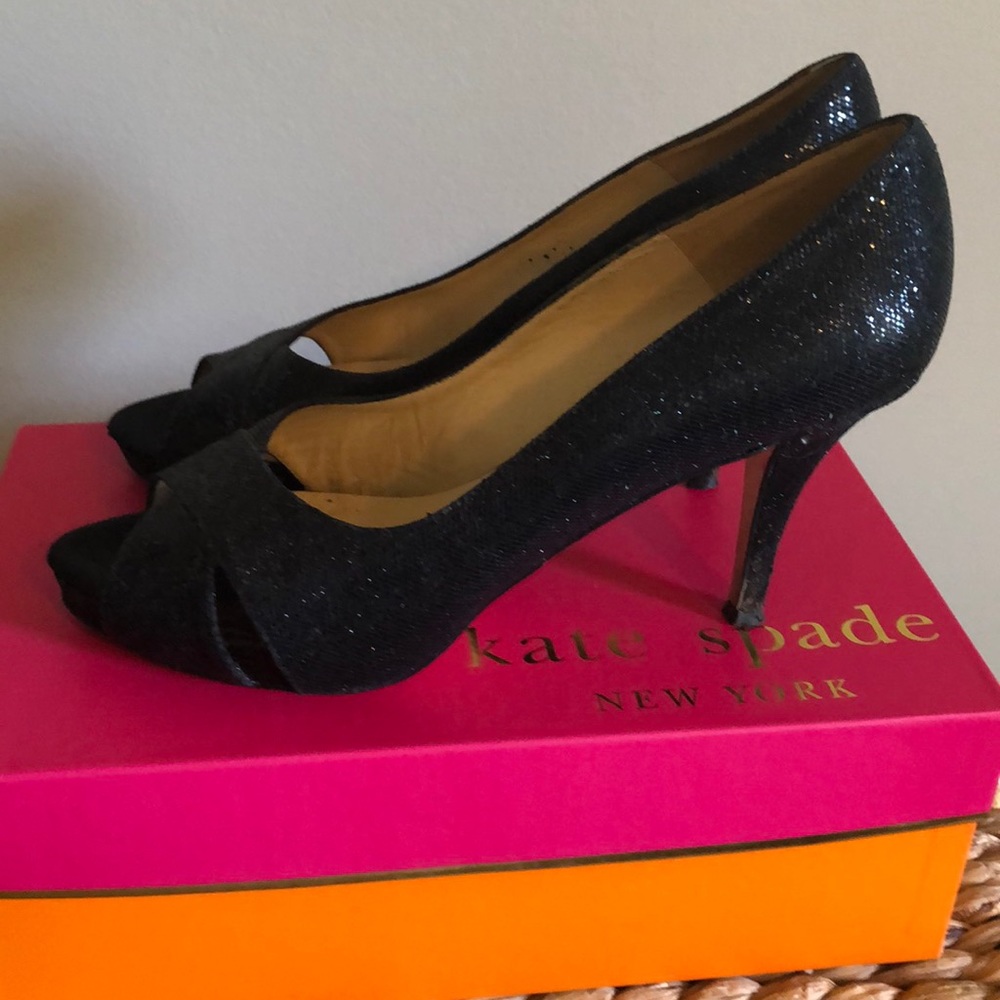Kate Spade black evening shoes